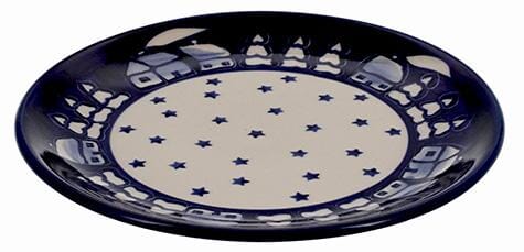 Plate, Round, Dessert, 7.25" in "Winter's Eve" by Manufaktura | T131S-IBZ