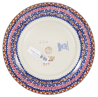 A picture of a Polish Pottery 7.25" Dessert Plate (Sweet Symphony) | T131S-IZ15 as shown at PolishPotteryOutlet.com/products/7-25-dessert-plate-sweet-symphony