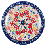 Plate, Round, Dessert, 7.25" in "Brilliant Bouquet" by Manufaktura | T131S-J113