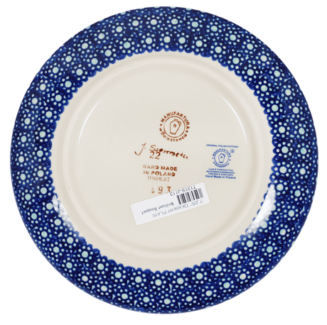 Plate, Round, Dessert, 7.25" in "Brilliant Bouquet" by Manufaktura | T131S-J113