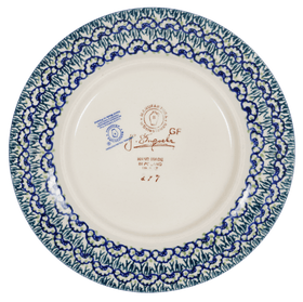 Polish Pottery 7.25" Dessert Plate (Field of Dreams) | T131S-JZ24 Additional Image at PolishPotteryOutlet.com