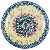 Plate, Round, Dessert, 7.25" in "Dragonfly Delight" by Manufaktura | T131S-JZ36