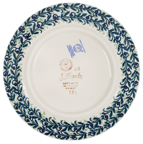 Polish Pottery 7.25" Dessert Plate (Dragonfly Delight) | T131S-JZ36 Additional Image at PolishPotteryOutlet.com