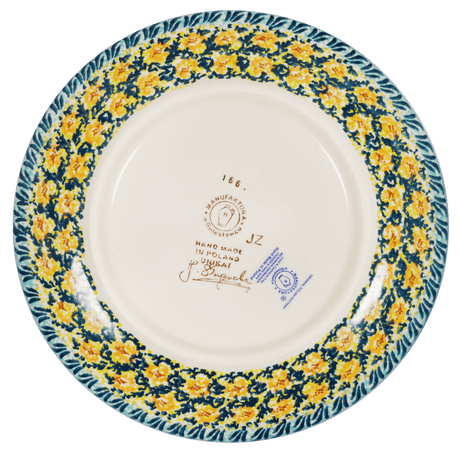 Plate, Round, Dessert, 7.25" in "Sunny Bouquet" by Manufaktura | T131S-JZ40
