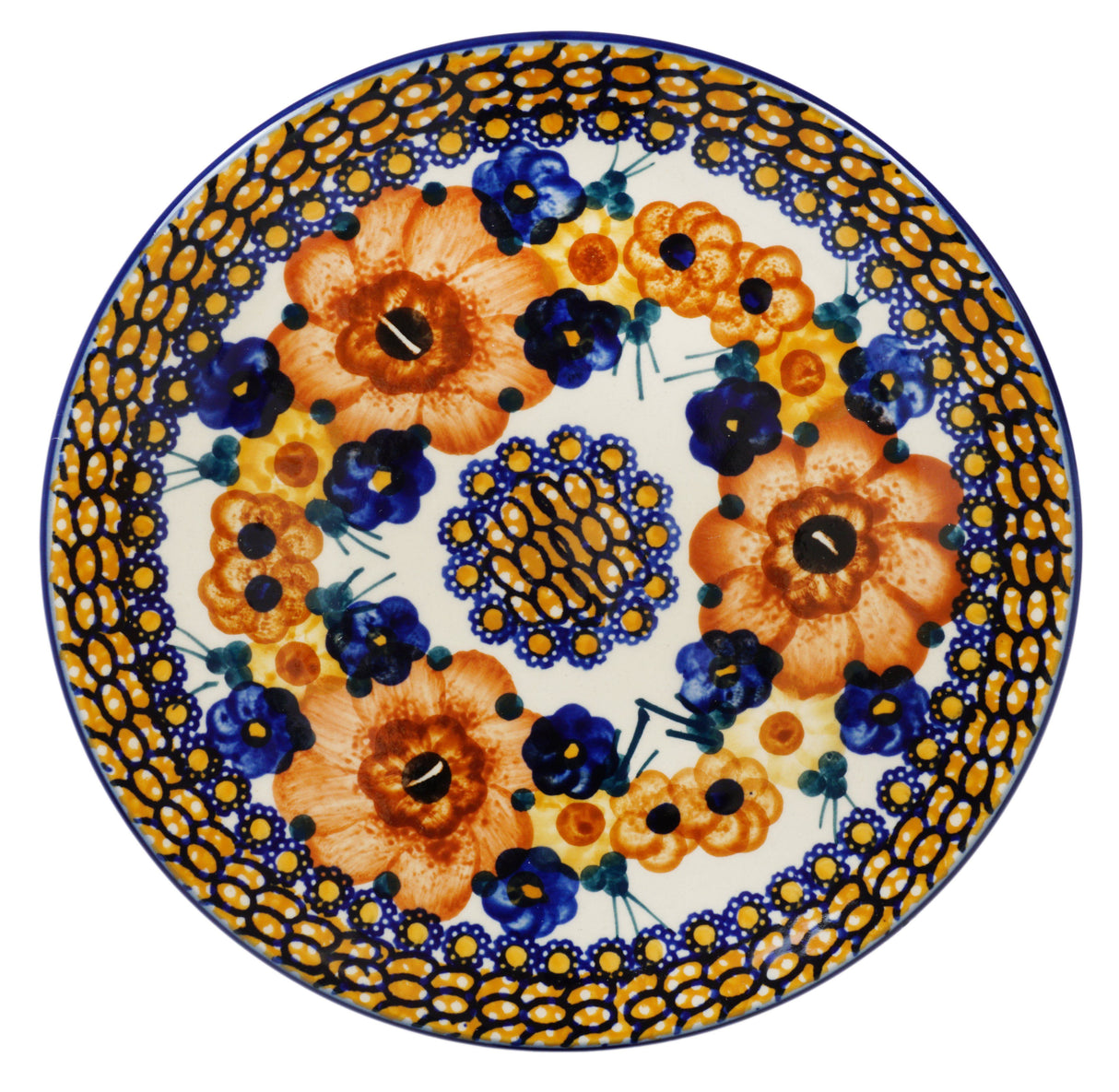 Plate, Round, Dessert, 7.25" in "Bouquet in a Basket" by Manufaktura | T131S-JZK