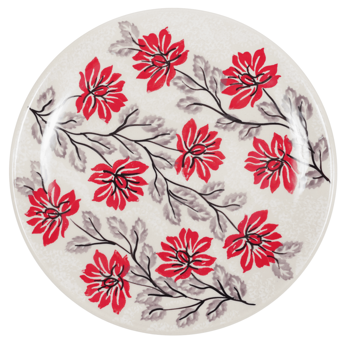 Plate, Round, Dessert, 7.25" in "Evening Blossoms" by Manufaktura | T131S-KS01