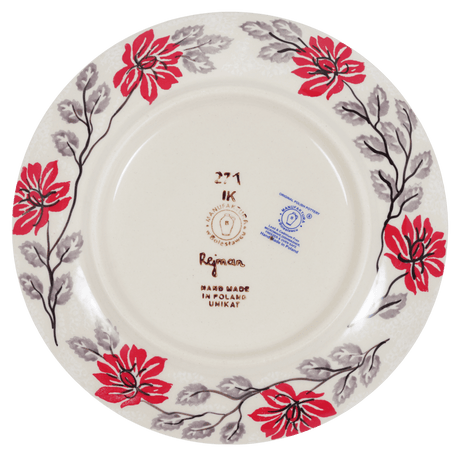 Plate, Round, Dessert, 7.25" in "Evening Blossoms" by Manufaktura | T131S-KS01