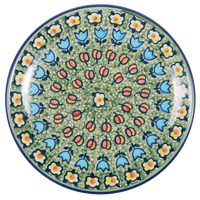 A picture of a Polish Pottery 7.25" Dessert Plate (Amsterdam) | T131S-LK as shown at PolishPotteryOutlet.com/products/725-dessert-plate-amsterdam