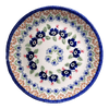 Polish Pottery 7.25" Dessert Plate (Blue Poppy Persuasion) | T131S-P269 at PolishPotteryOutlet.com