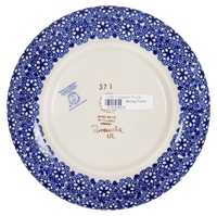 A picture of a Polish Pottery 7.25" Dessert Plate (Burning Thistle) | T131S-P270 as shown at PolishPotteryOutlet.com/products/725-dessert-plate-burning-thistle