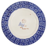 A picture of a Polish Pottery 7.25" Dessert Plate (Wildflower Delight) | T131S-P273 as shown at PolishPotteryOutlet.com/products/725-dessert-plate-wildflower-delight
