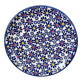 Polish Pottery 7.25" Dessert Plate (Field of Daisies) | T131S-S001 Additional Image at PolishPotteryOutlet.com