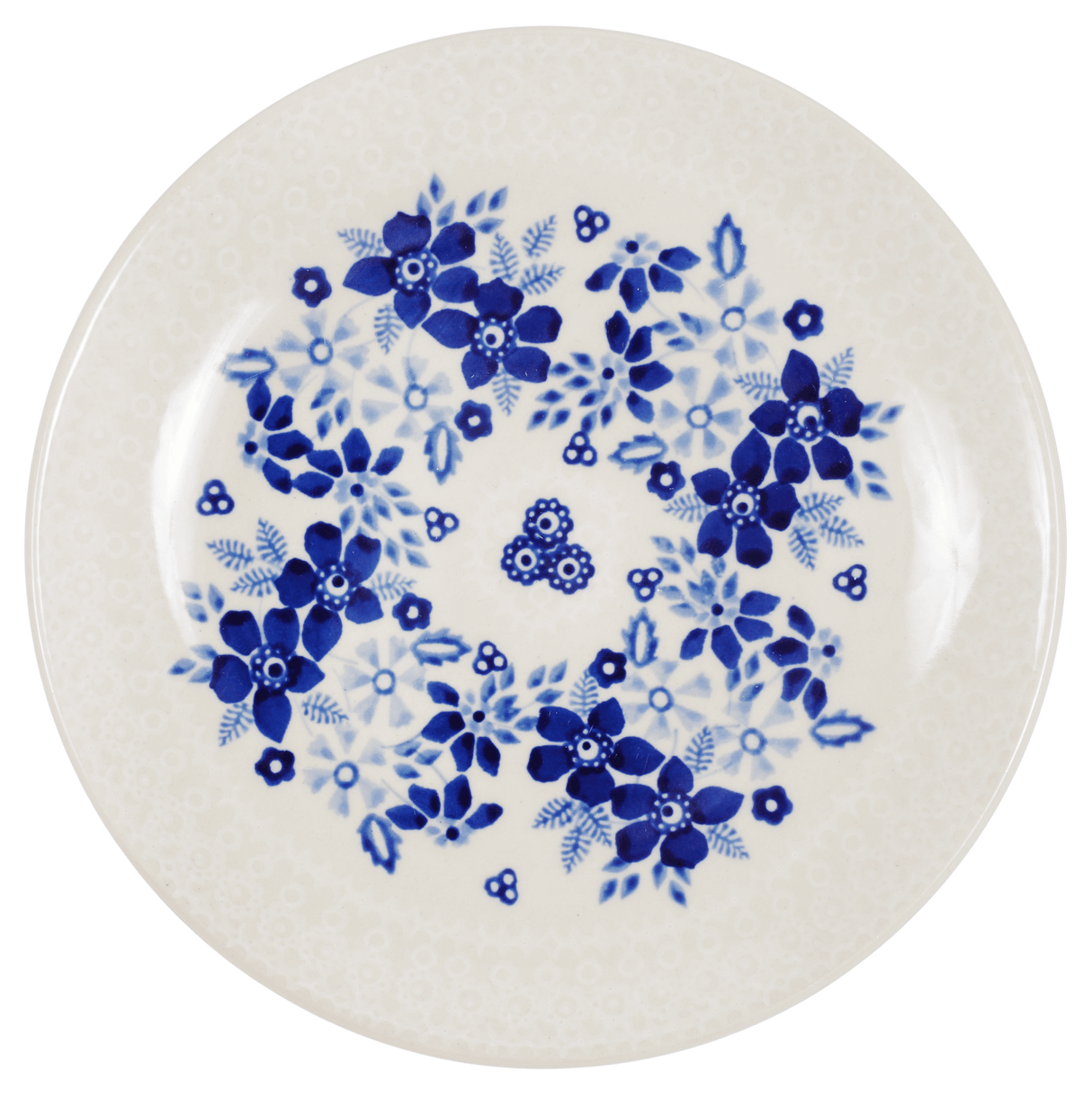 Plate, Round, Dessert, 7.25" in "Duet in Blue & White" by Manufaktura | T131S-SB04