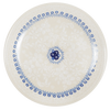 Polish Pottery 7.25" Dessert Plate (Duet in White) | T131S-SB06 at PolishPotteryOutlet.com
