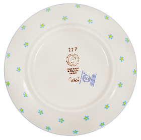 Polish Pottery 7.25" Dessert Plate (Daisy Bouquet) | T131S-TAB3 Additional Image at PolishPotteryOutlet.com