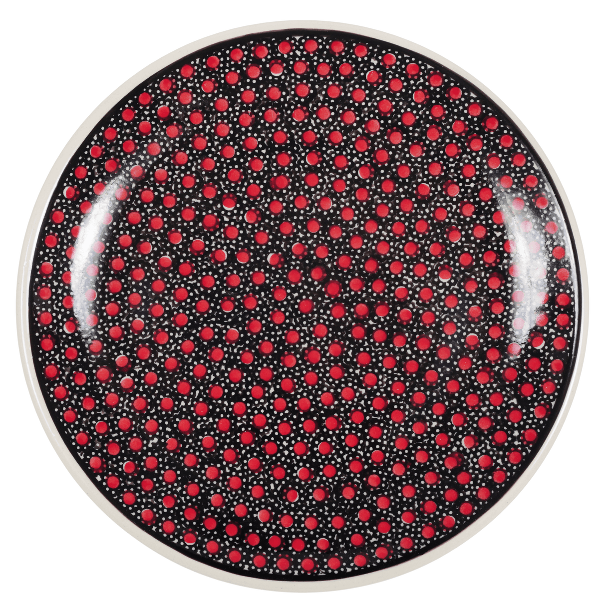 Plate, Round, Dessert, 7.25" in "Scarlet Night" by Manufaktura | T131S-WCZR