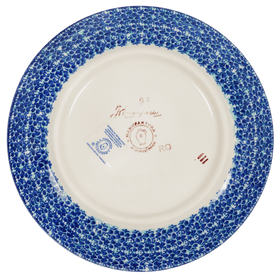 Polish Pottery 7.25" Dessert Plate (Butterfly Bliss) | T131S-WK73 Additional Image at PolishPotteryOutlet.com