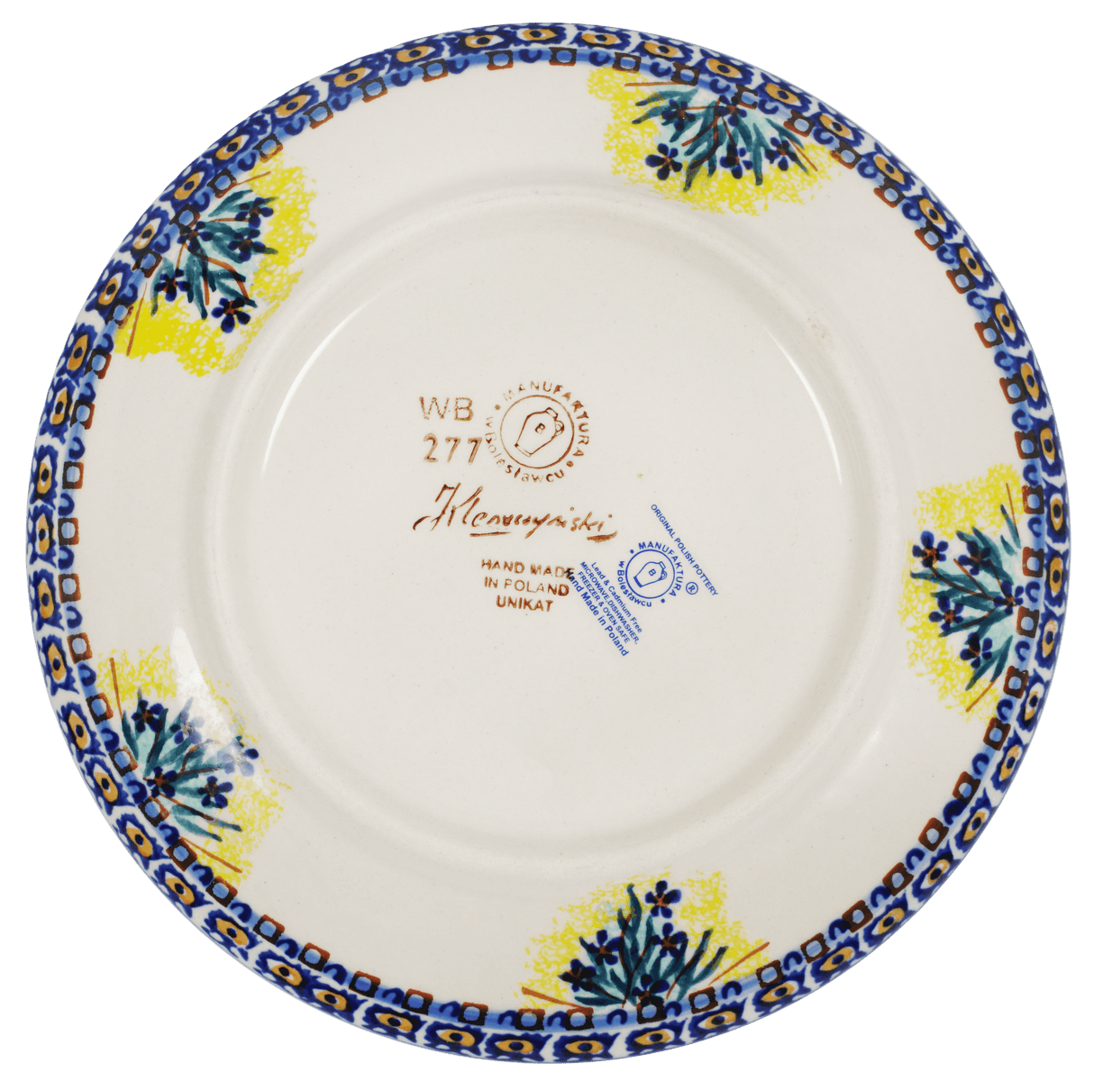 Plate, Round, Dessert, 7.25" in "Brilliant Garland" by Manufaktura | T131S-WK79