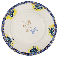 A picture of a Polish Pottery 7.25" Dessert Plate (Brilliant Garland) | T131S-WK79 as shown at PolishPotteryOutlet.com/products/7-25-dessert-plate-brilliant-garland