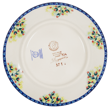 Plate, Round, Dessert, 7.25" in "Sunny Garland" by Manufaktura | T131S-WK80