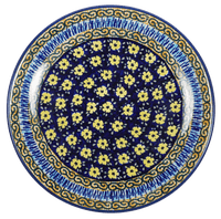 A picture of a Polish Pottery 7.25" Dessert Plate (Floral Formation) | T131S-WKK as shown at PolishPotteryOutlet.com/products/725-dessert-plate-floral-formation