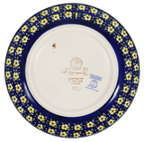 Plate, Round, Dessert, 7.25" in "Floral Formation" by Manufaktura | T131S-WKK