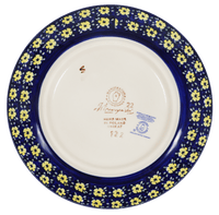 A picture of a Polish Pottery 7.25" Dessert Plate (Floral Formation) | T131S-WKK as shown at PolishPotteryOutlet.com/products/725-dessert-plate-floral-formation