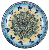 Plate, Round, Dessert, 7.25" in "Butterflies in Flight" by Manufaktura | T131S-WKM