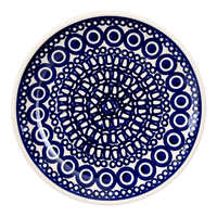 A picture of a Polish Pottery 7.25" Dessert Plate (Gothic) | T131T-13 as shown at PolishPotteryOutlet.com/products/7-25-dessert-plate-gothic-t131t-13
