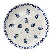 A picture of a Polish Pottery 7.25" Dessert Plate (Green Apple) | T131T-15 as shown at PolishPotteryOutlet.com/products/7-25-dessert-plate-green-apple-t131t-15