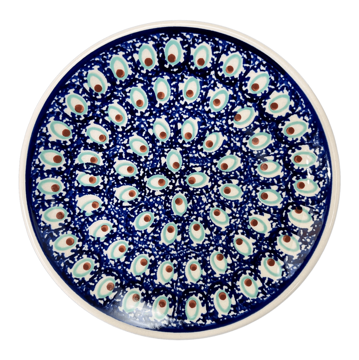 Plate, Round, Dessert, 7.25" in "Fish Eyes" by Manufaktura | T131T-31