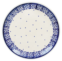 A picture of a Polish Pottery 7.25" Dessert Plate (Simplicity) | T131T-56 as shown at PolishPotteryOutlet.com/products/725-dessert-plate-simplicity
