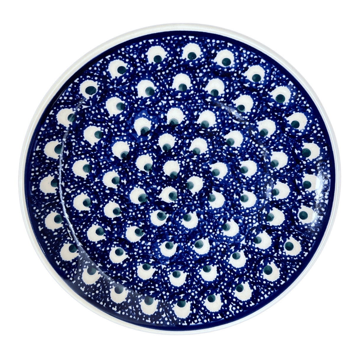 Plate, Round, Dessert, 7.25" in "Night Eyes" by Manufaktura | T131T-57