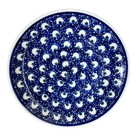 A picture of a Polish Pottery 7.25" Dessert Plate (Night Eyes) | T131T-57 as shown at PolishPotteryOutlet.com/products/7-25-dessert-plate-night-eyes-t131t-57