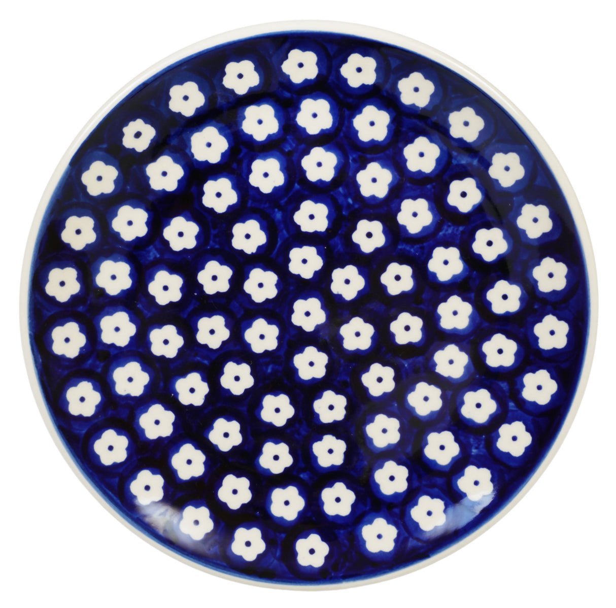 Plate, Round, Dessert, 7.25" in "Flower Dot" by Manufaktura | T131T-70M