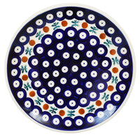 A picture of a Polish Pottery 7.25" Dessert Plate (Mosquito) | T131T-70 as shown at PolishPotteryOutlet.com/products/725-dessert-plate-mosquito