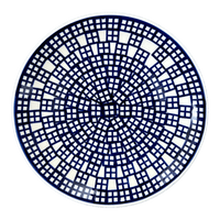 A picture of a Polish Pottery 7.25" Dessert Plate (Windows Around) | T131T-72 as shown at PolishPotteryOutlet.com/products/7-25-dessert-plate-windows-around-t131t-72