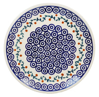 A picture of a Polish Pottery 7.25" Dessert Plate (Roundabout) | T131T-73 as shown at PolishPotteryOutlet.com/products/725-dessert-plate-roundabout
