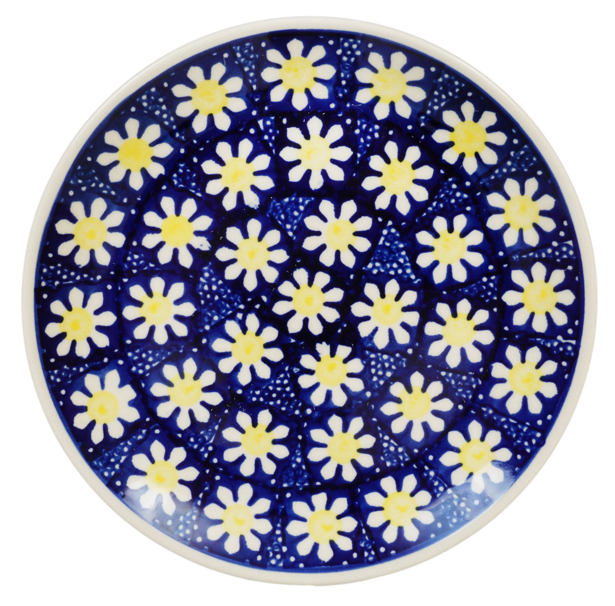 Plate, Round, Dessert, 7.25" in "Mornin' Daisy" by Manufaktura | T131T-AM