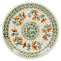 A picture of a Polish Pottery 7.25" Dessert Plate (Indian Summer) | T131T-AS22 as shown at PolishPotteryOutlet.com/products/725-dessert-plate-indian-summer