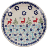 Plate, Round, Dessert, 7.25" in "Reindeer Games" by Manufaktura | T131T-BL07