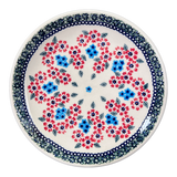 Plate, Round, Dessert, 7.25" in "Floral Symmetry" by Manufaktura | T131T-DH18