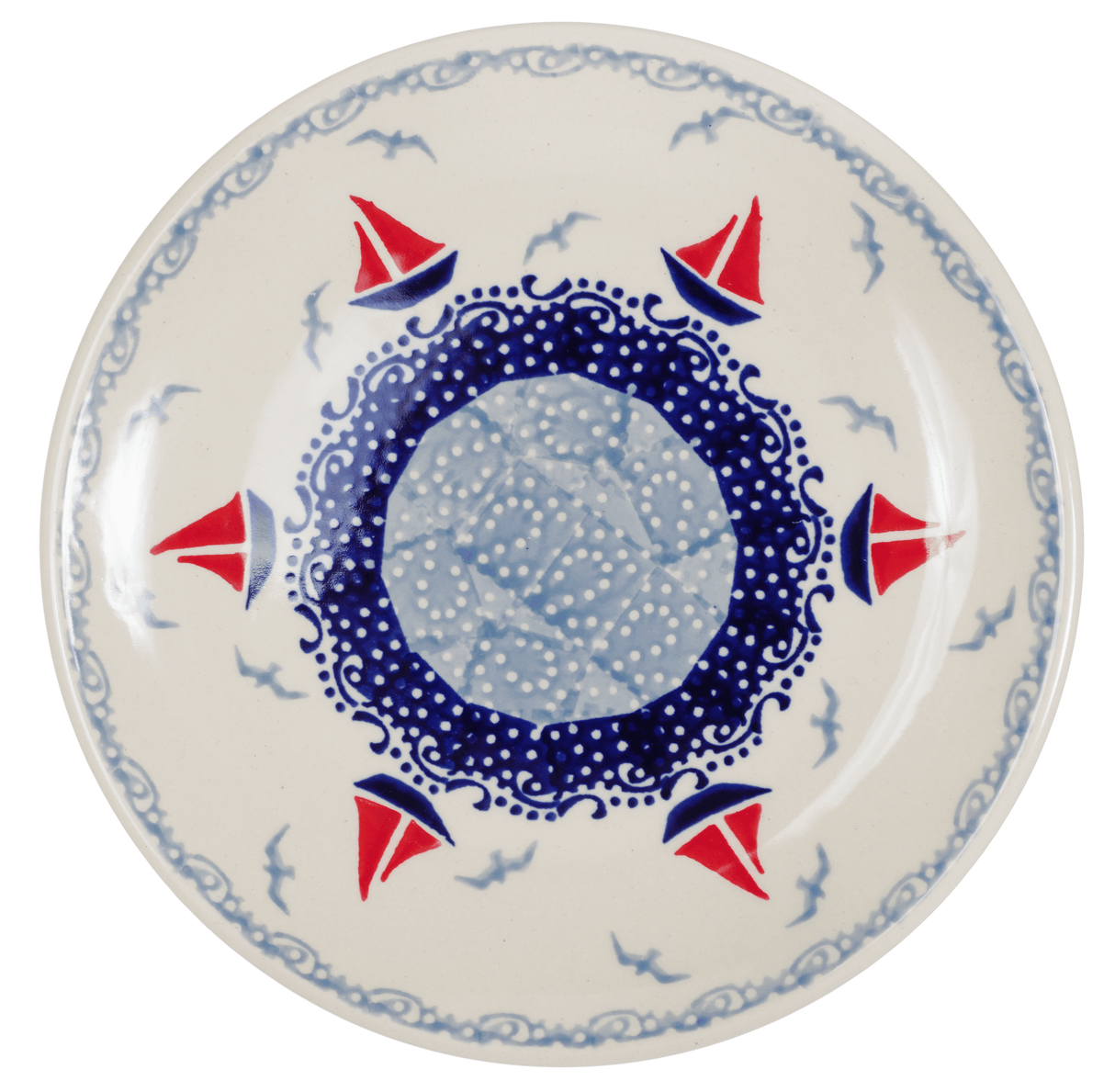 Plate, Round, Dessert, 7.25" in "Smooth Seas" by Manufaktura | T131T-DPML