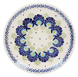 Plate, Round, Dessert, 7.25" in "Peacock's Pride" by Manufaktura | T131T-DPPP