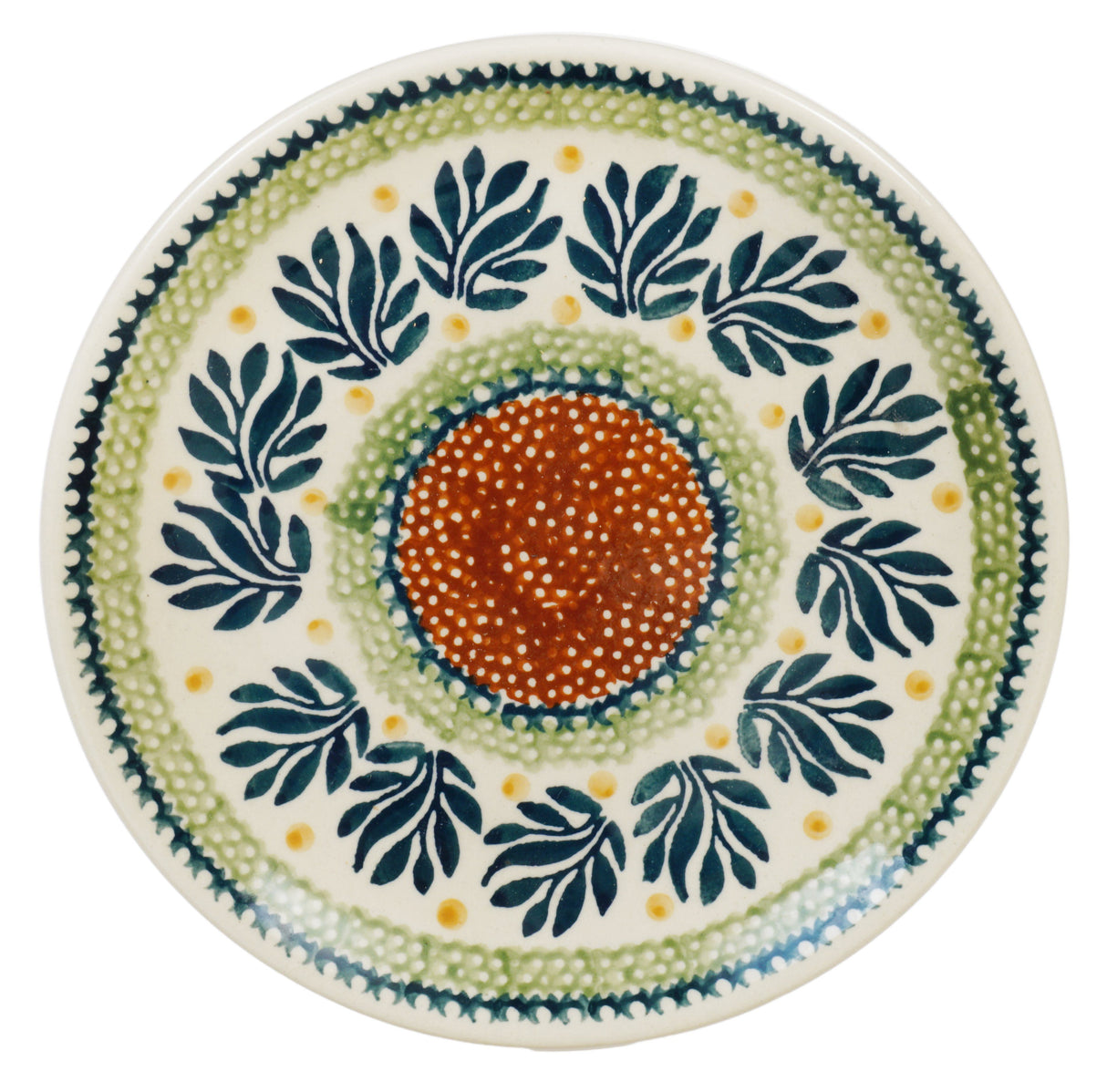 Plate, Round, Dessert, 7.25" in "Jungle Flora" by Manufaktura | T131T-DPZG