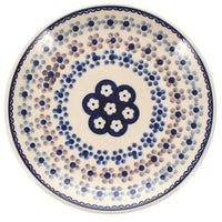 A picture of a Polish Pottery 7.25" Dessert Plate (Floral Chain) | T131T-EO37 as shown at PolishPotteryOutlet.com/products/7-25-dessert-plate-floral-chain-t131t-eo37
