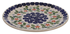 Polish Pottery 7.25" Dessert Plate (Holly in Bloom) | T131T-IN13 Additional Image at PolishPotteryOutlet.com