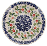 Plate, Round, Dessert, 7.25" in "Holly In Bloom" by Manufaktura | T131T-IN13