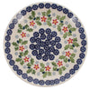 Polish Pottery 7.25" Dessert Plate (Holly in Bloom) | T131T-IN13 at PolishPotteryOutlet.com