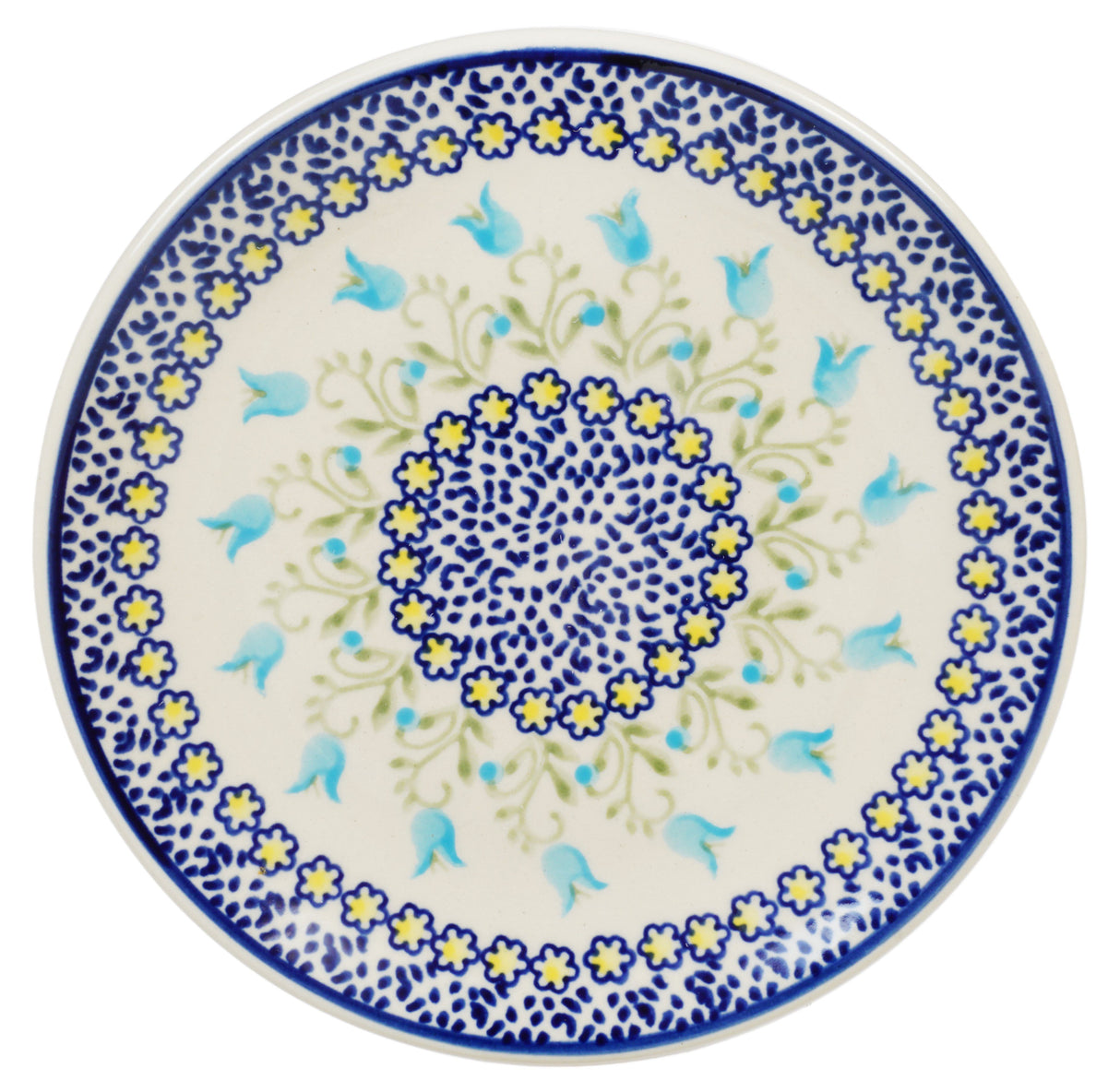 Plate, Round, Dessert, 7.25" in "Riverdance" by Manufaktura | T131T-IZ3